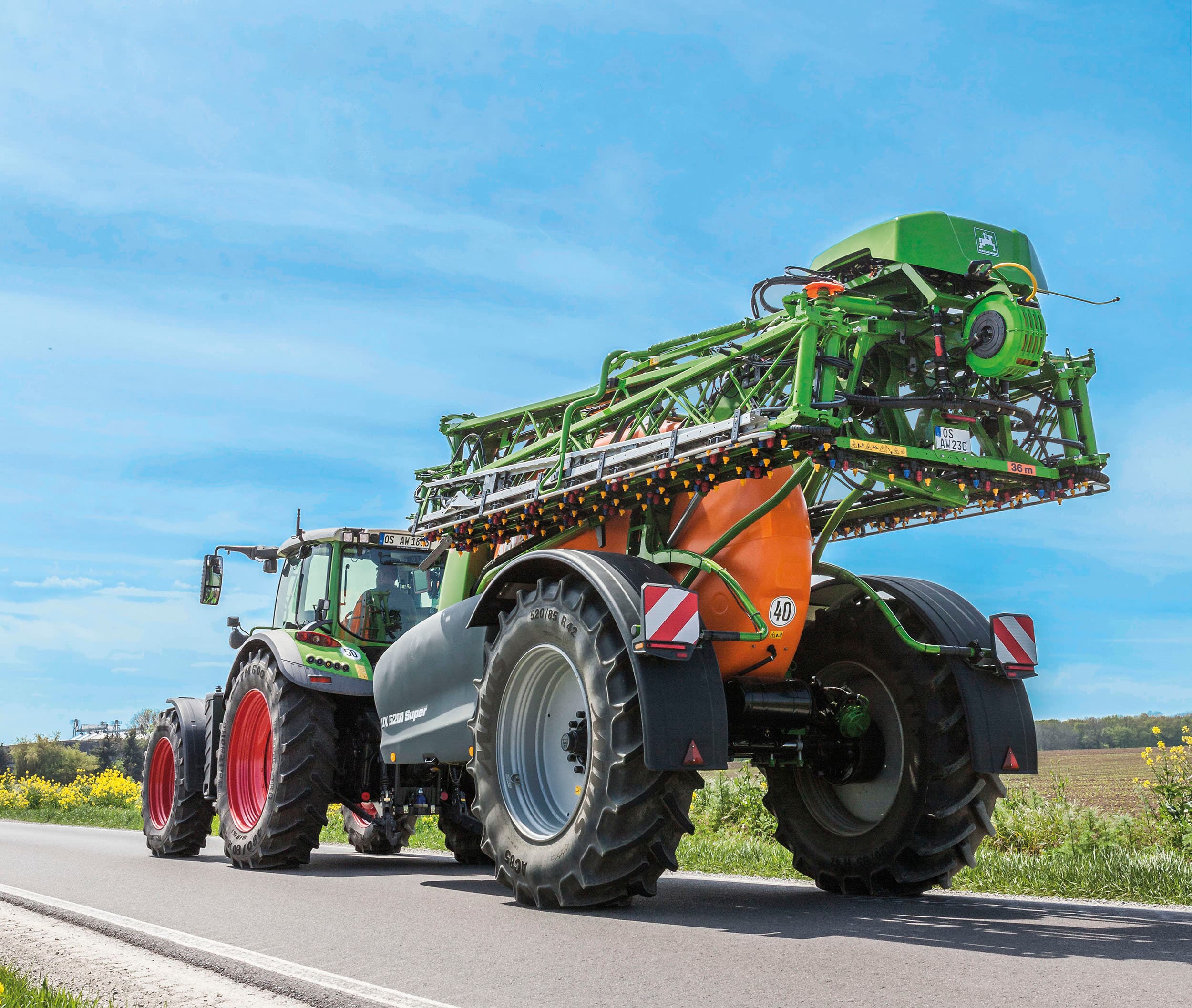 växtskyddssprutan Amazone UX 01