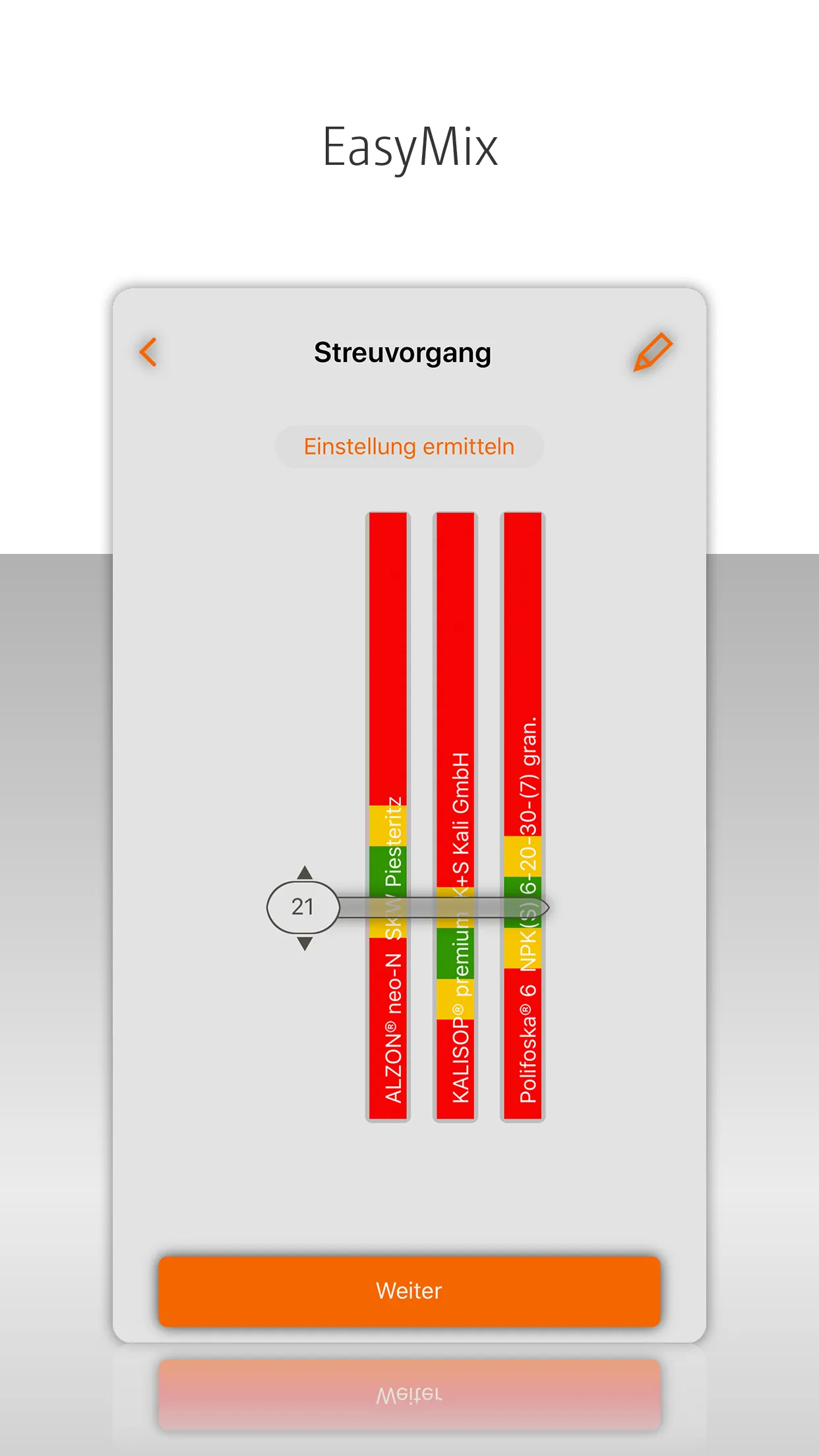 mySpreader-App_EasyMix EasyMix